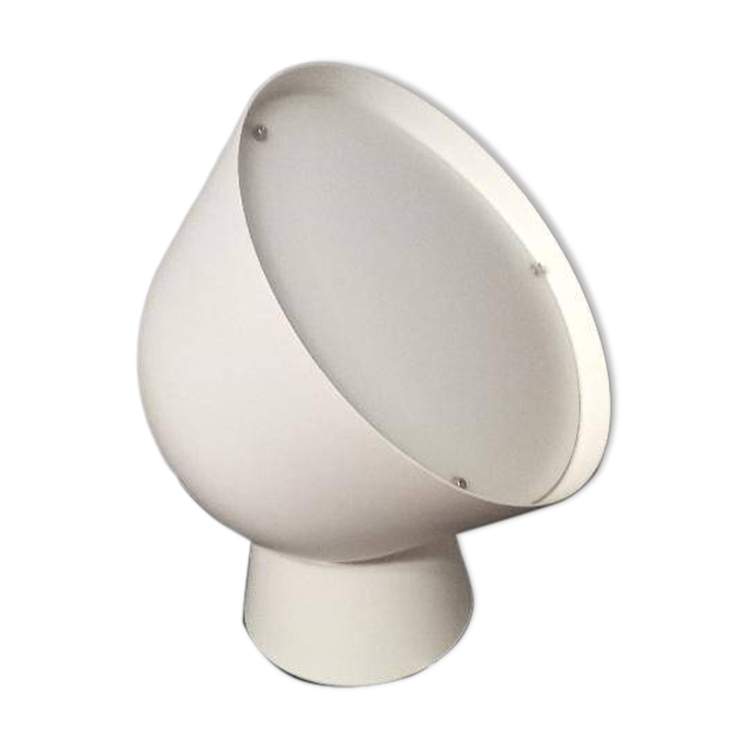 White metal floor lamp by ola whilborg for ikea 2000s