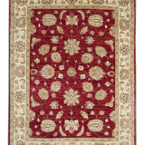 Traditional Red Wool Rug Ziegler Carpet- 144x190cm