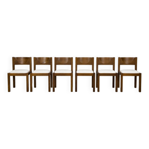 6 chaises brutalistes