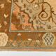 7x10 Peach & Brown Classic Persian Rug, 204x313Cm