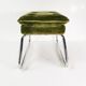 Art Deco folding pouf, Germany, 1970s