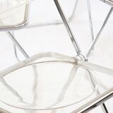 Suite of 4 Plia chairs by Giancarlo Piretti for castelli