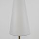 Lampe sur pied en laiton MidCentury de Rupert Nikoll, interrupteur manuel Carl Aubock, Autriche, 1950