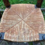 6 rustic chairs mulched brutalist style