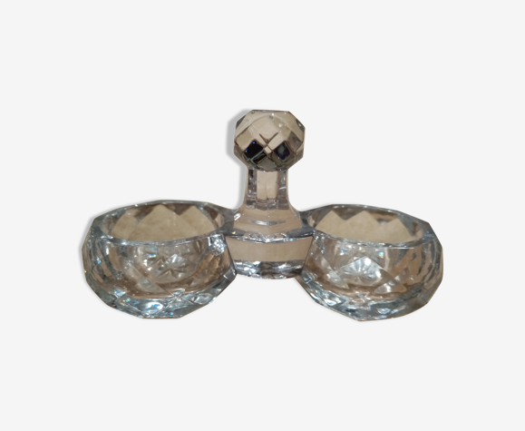 Salière poivrière cristal de baccarat