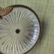 Antique pocket tray in Sèvres crystal and chiselled brass with butterfly decoration.