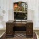 Art Deco English hairdresser in walnut from the 1930s.
