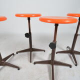 Set de 4 tabourets industriels Strafor
