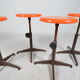 Set de 4 tabourets industriels Strafor