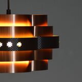 Danish hanging lamp P65 designed by Werner Schou for Coronell, 1970s