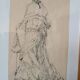 Ink painting on paper Pio Joris (Rome, June 8, 1843 – Rome, March 6, 1921)
