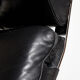 Leather lounge chair with ottoman by reinhold adolf for cor mk9220