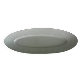 Old white porcelain fish dish