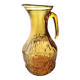 Carafe à eau , pichet Vintage couleur ambré