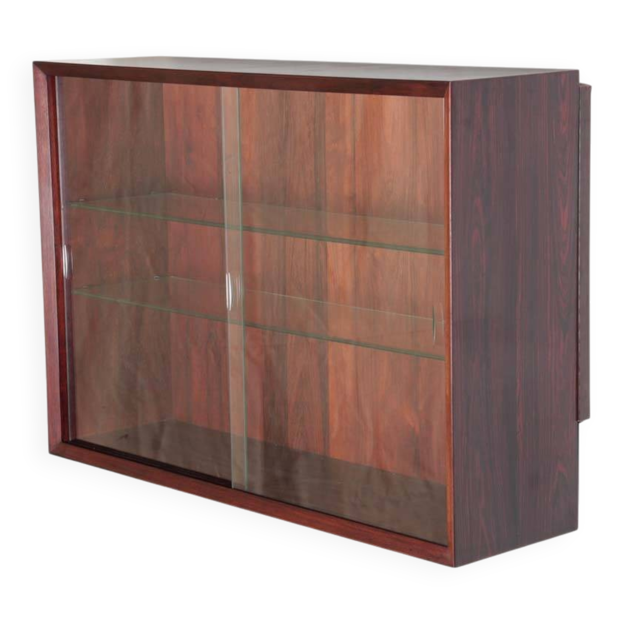 Scandinavian wall display cabinet in rosewood by Poul Cadovius, 1960.