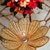 Luminaire en bambou vintage