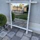 Vintage bamboo mirror 71x61cm