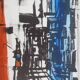 Maria helena vieira da silva: arrival in town - original lithograph