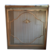 Marble and brass radiator cover