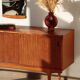 Enfilade vintage Nathan en teck (183cm) – style scandinave
