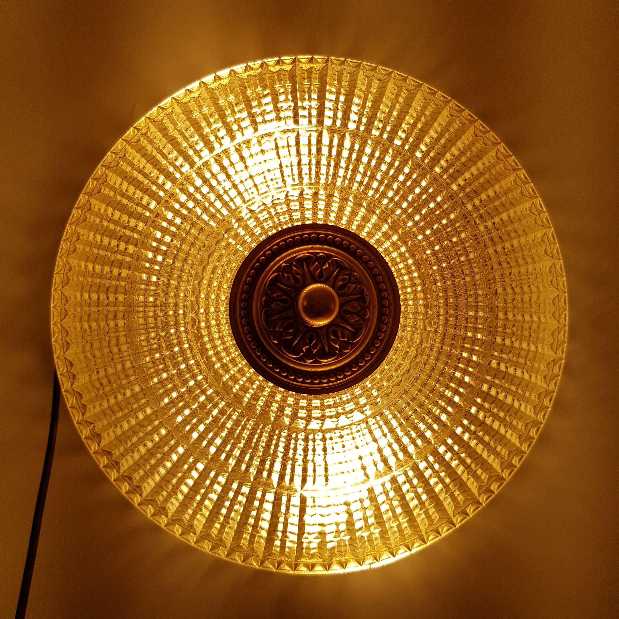 Lucien Gau's old gold crystal ceiling