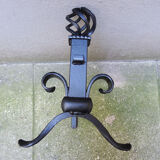 Old Cast Iron Chenets: Orbe