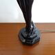 Lampe danseuse nue design 70's 80's- art déco globe boule