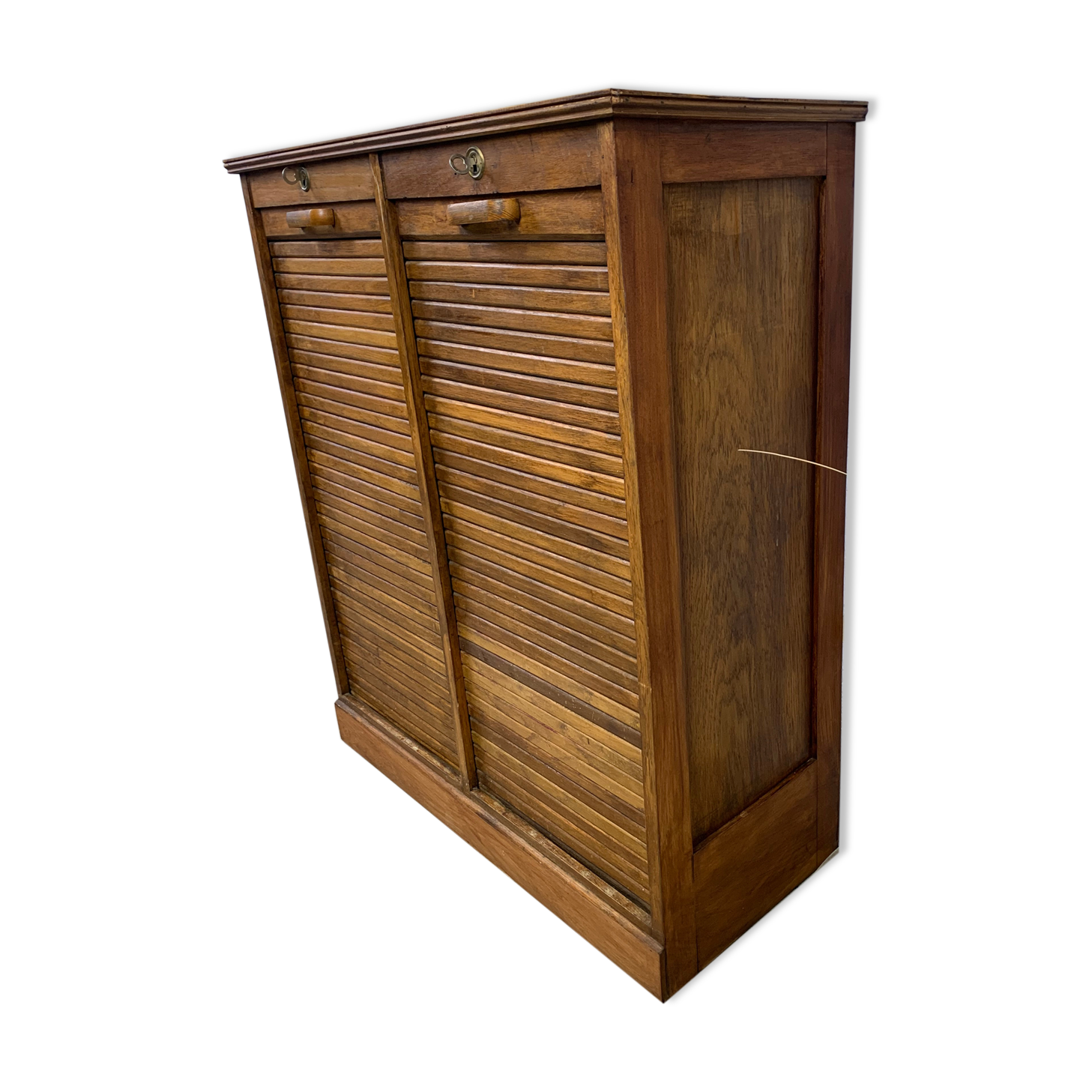 Double curtain binder