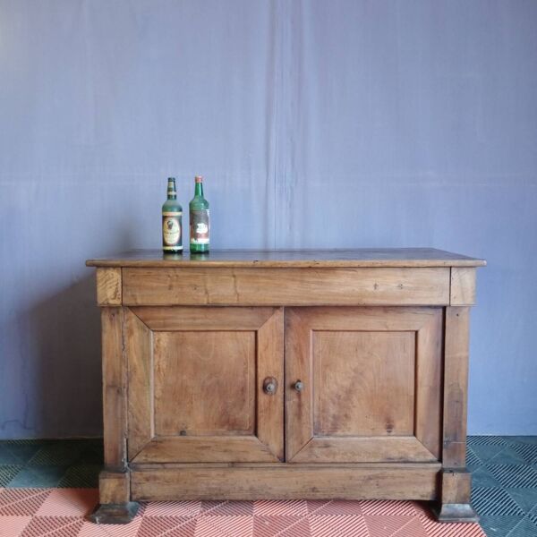 Buffet deux portes, buffet noyer, credence ancienne