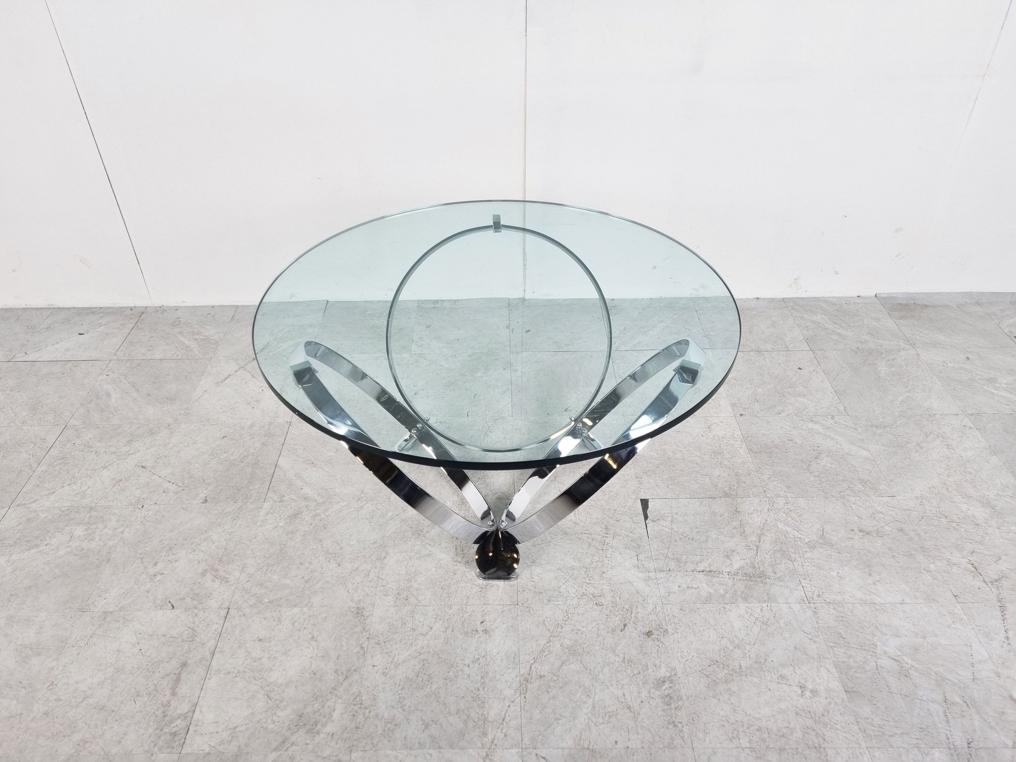 Table basse diamant vintage par Knut Hesterberg années 1960