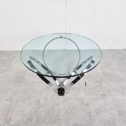 Table basse diamant vintage par Knut Hesterberg années 1960