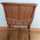Fauteuil bistrot en bambou et osier