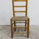 Pair of rustic chairs in solid ash