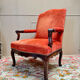 WALNUT ARMCHAIR FROM THE REGENCY PERIOD 18TH CENTURY