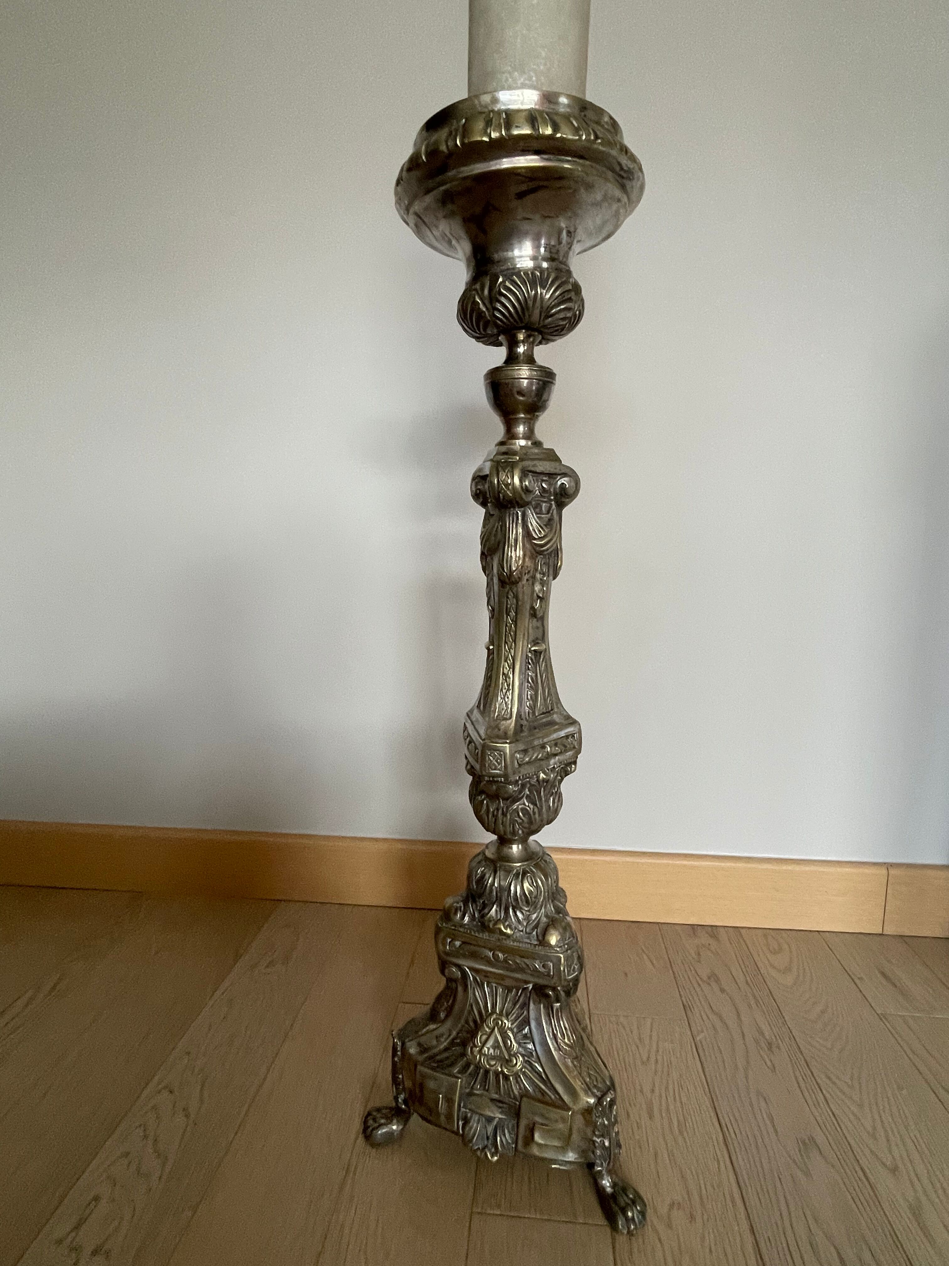 Metal candle stick