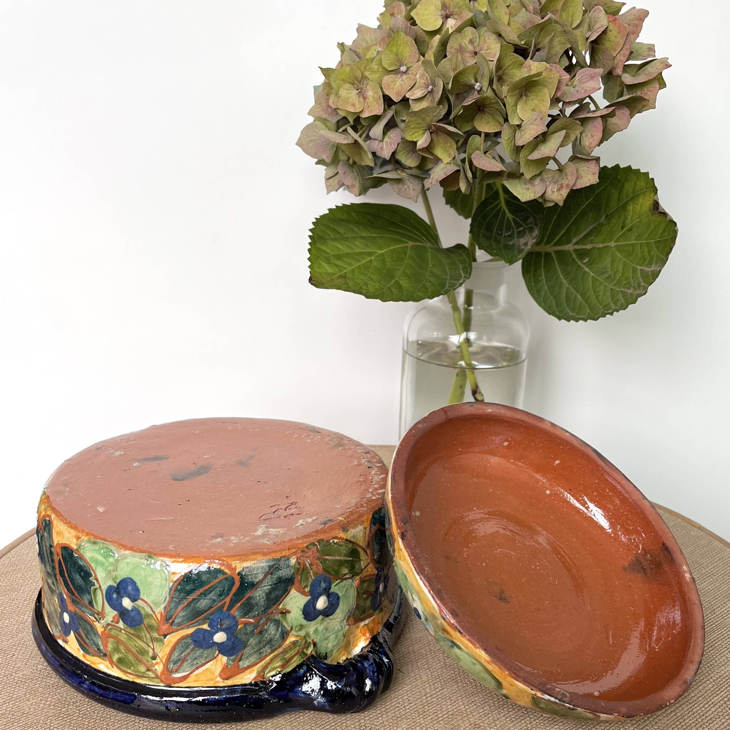 Old artisanal vegetable tureen