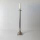 XXL vintage Art Deco candlestick - Chrome brass - Classic shape - Italy 1930s