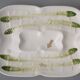 Lot of 4 Dish Minton Faience circa 1900 Asparagus Majolica
