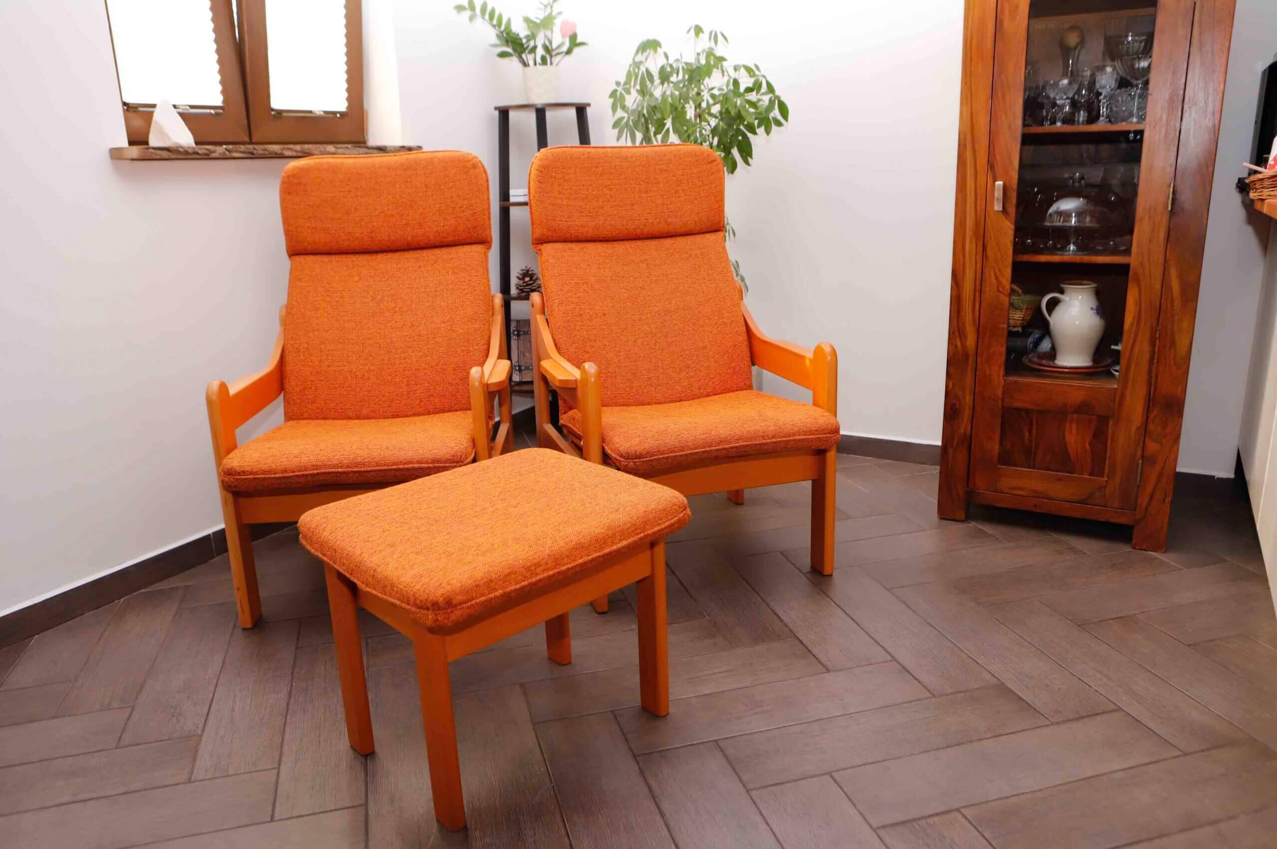 Jech armchair set – model betty, czech design from the 1990s