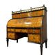 Important cylinder desk from the Louis XVI period in marquetry.