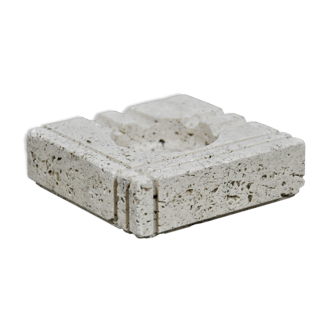 1960s travertine ashtray