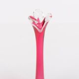 Vase en verre de Paul Kedelv pour Flygsfors, Suède, années 1950