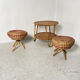 Rattan stool 1960