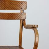 Antique bentwood armchair