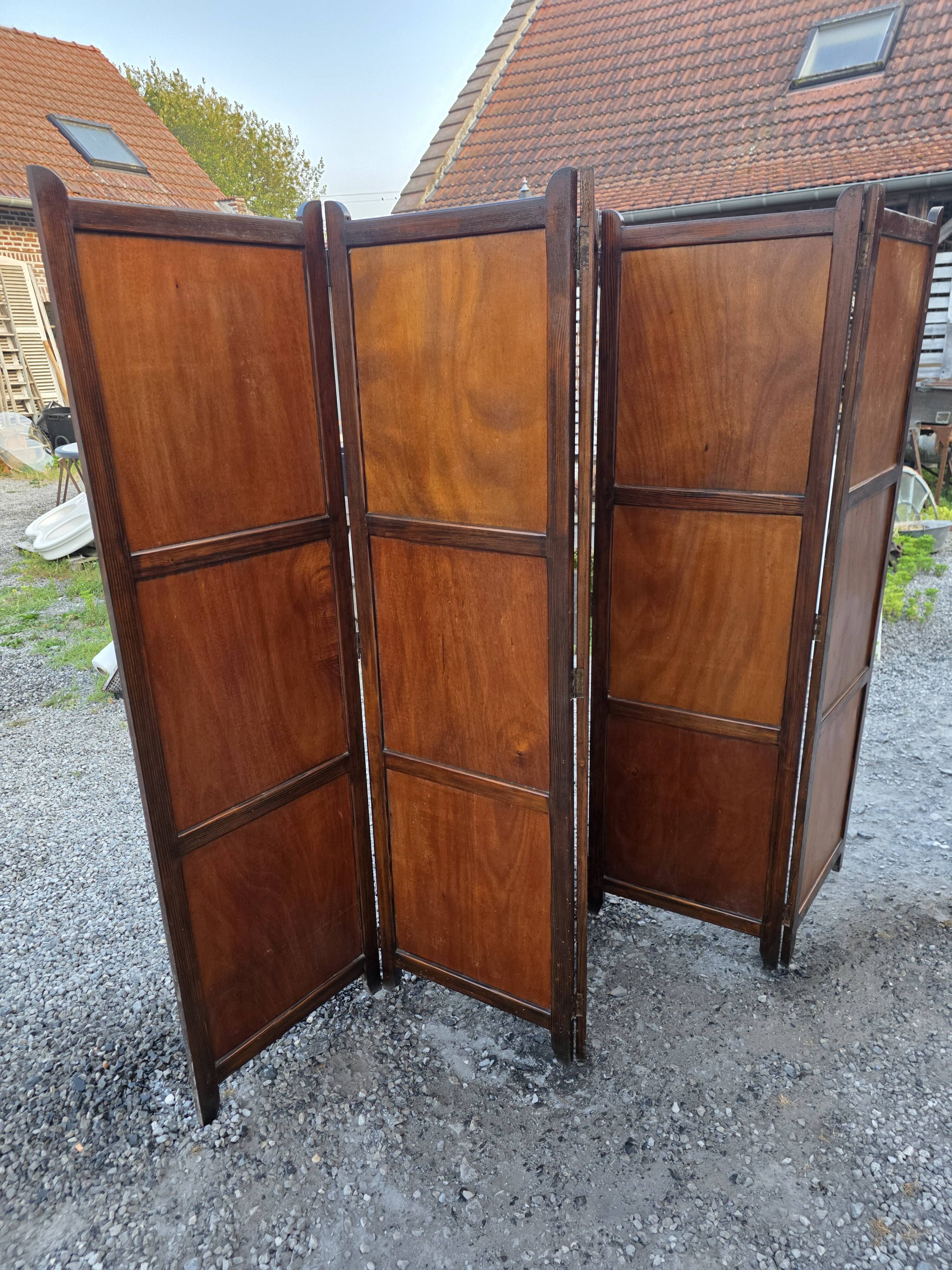 Paravent ancien 5 vantaux