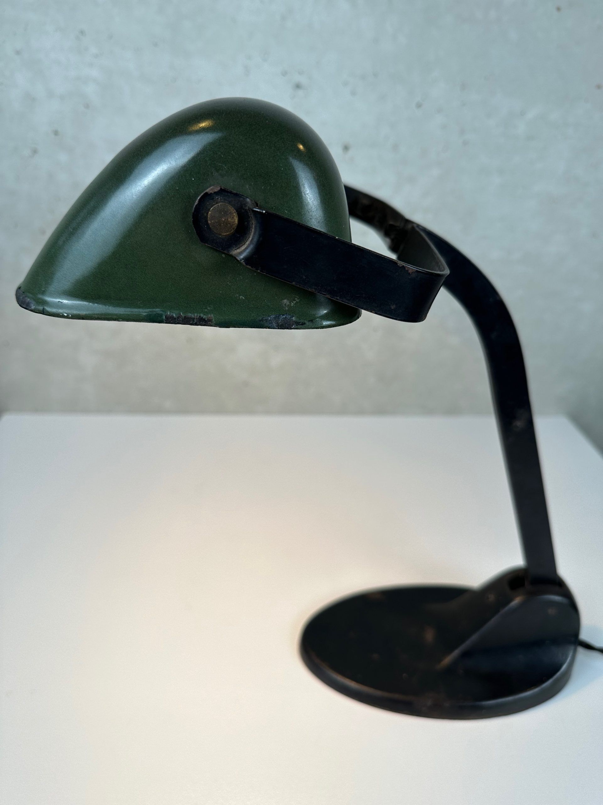 Antique notary lamp – Viktoria lamp – enamel