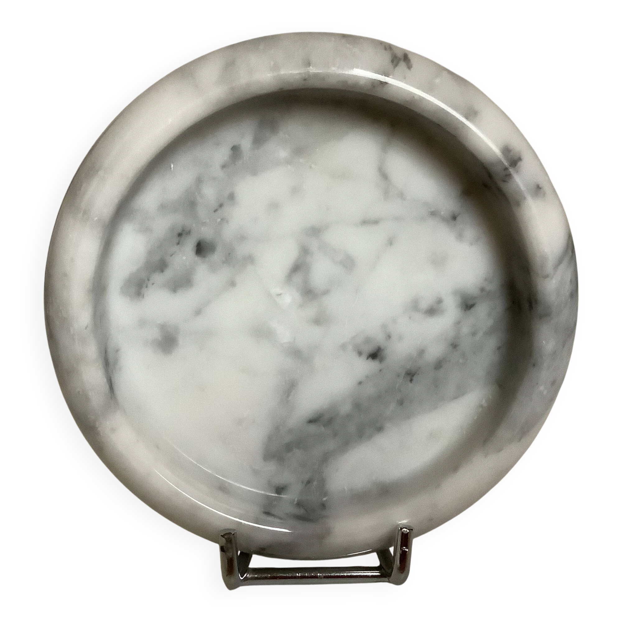 Marble ashtray catchall from Carrara, Italy.