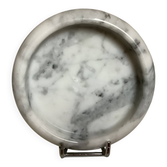 Marble ashtray catchall from Carrara, Italy.