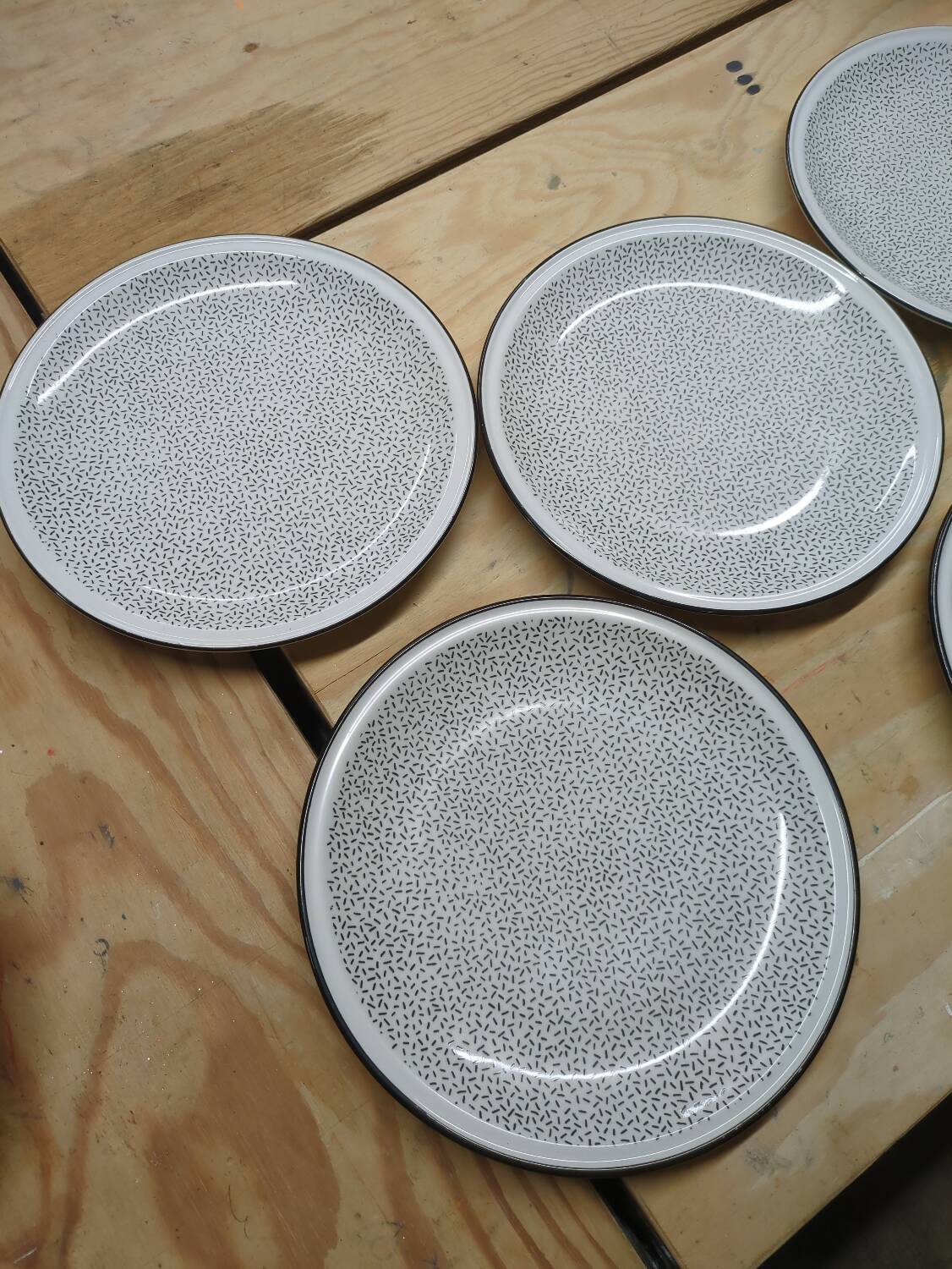 Lot 5 assiettes N. Fontebasso