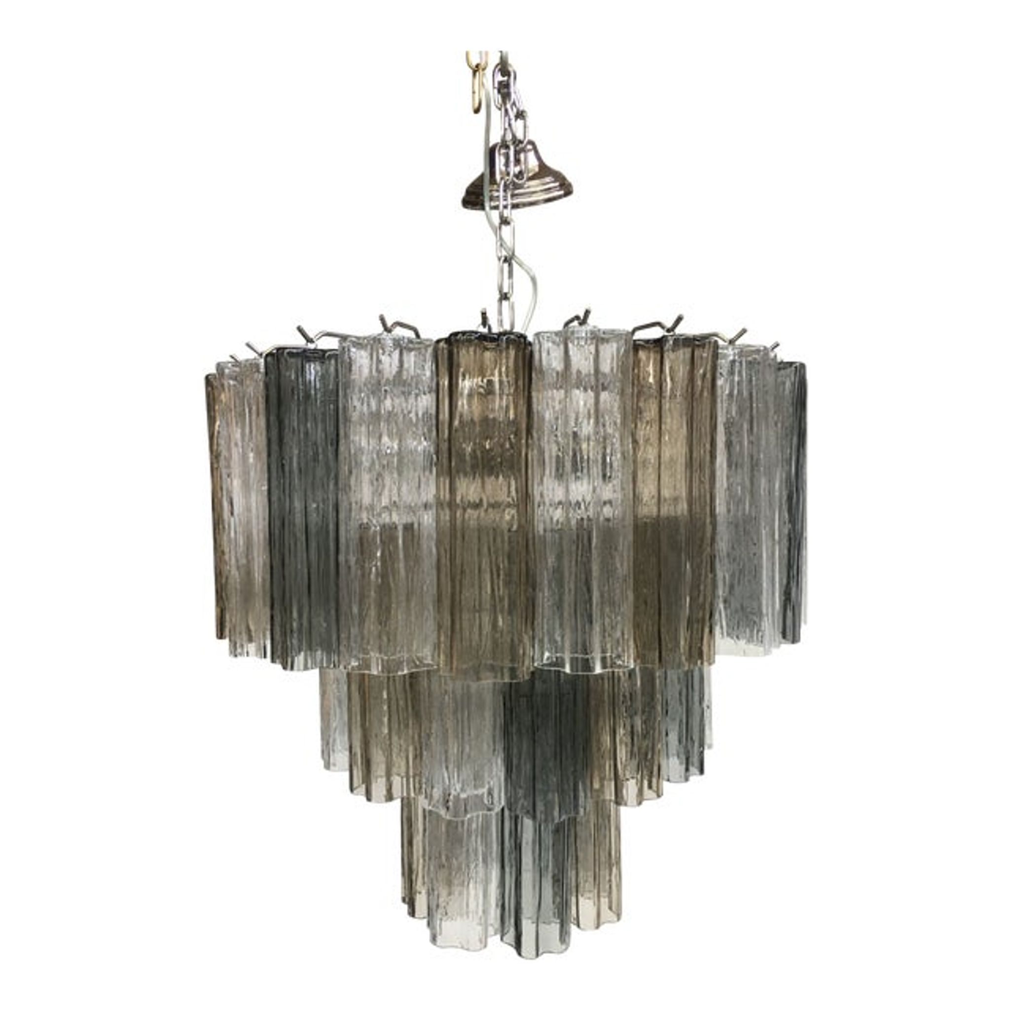 Murano glass Sputnik chandelier, set of 2 or a pair of chandeliers